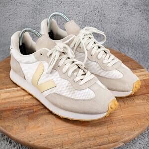 Veja Rio Branco Sneakers White Pierre Tan Suede - Size 10